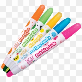 Sketch And Sniff Gel Crayons, HD Png Download - crayola markers png