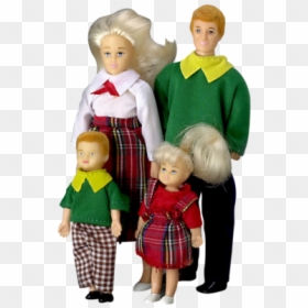 Miniature Dollhouse Families, HD Png Download - toy doll png