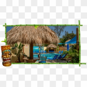 Seaside Resort, HD Png Download - tiki hut png