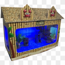 Aquarium, HD Png Download - tiki hut png