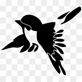 Stencil Gorrion, HD Png Download - sparrow tattoo png
