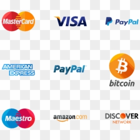 Payment Methods Icons Png, Transparent Png - visa mastercard discover png