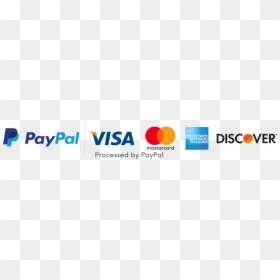 Amex Visa Mastercard Paypal Logo, HD Png Download - visa mastercard discover png