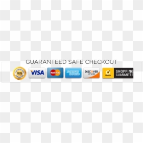 Guaranteed Safe Checkout Badge Shopify, HD Png Download - visa mastercard discover png