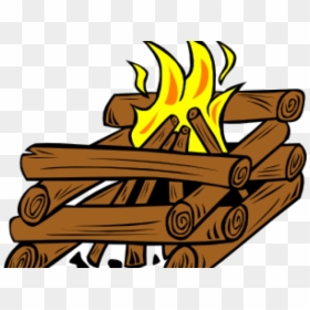 Log Cabin Teepee Fire, HD Png Download - wood pile png