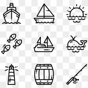 Nautical Icons, HD Png Download - nautica png