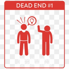 Person Maturing, HD Png Download - dead end sign png
