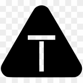 Triangle, HD Png Download - dead end sign png