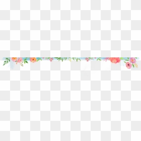 Flower Design Header Png, Transparent Png - floral header png