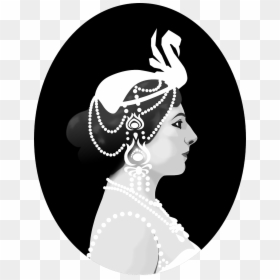 Mata Hari Clipart, HD Png Download - victorian woman png