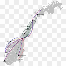 Hdi Norway Map, HD Png Download - trd png