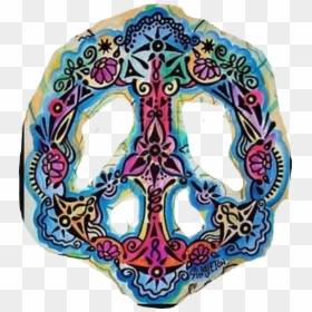 Hippie Art, HD Png Download - hippie flowers png