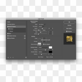 Ascii Art Generator Mac, HD Png Download - gold effect png