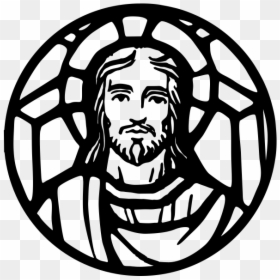 Jesus Icon Transparent, HD Png Download - jesus head png