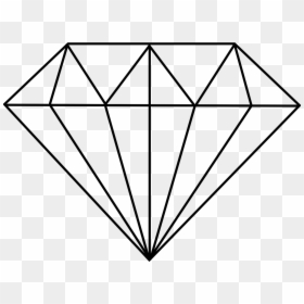 Diamond Drawing, HD Png Download - diamond letters png