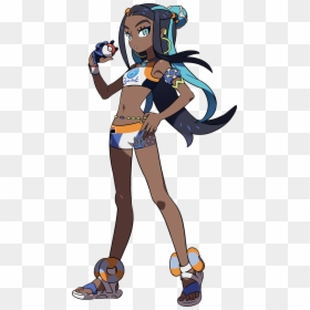 Nessa Pokemon Sword And Shield, HD Png Download - animated sword png
