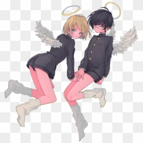 Cute Angel Boy Anime, HD Png Download - anime angel png