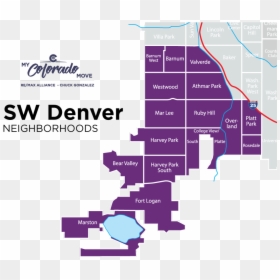 Denver Harvey Park Neighborhood, HD Png Download - southwest heart png