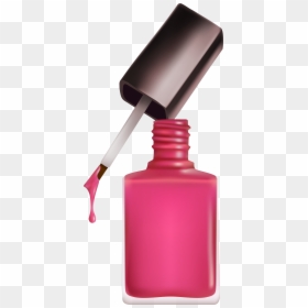 Nail Polish Bottle Clipart, HD Png Download - fingernail png