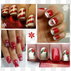 Christmas Nail Designs, HD Png Download - fingernail png