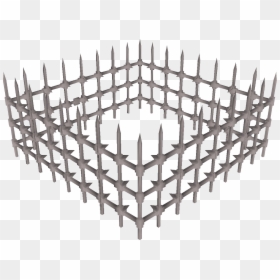 Wrought Iron Gates Design, HD Png Download - old fence png
