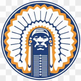 University Of Illinois Mascot 2019, HD Png Download - native american headdress png