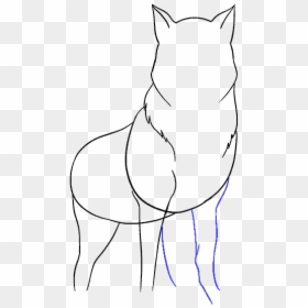 Sketch, HD Png Download - wolf head silhouette png