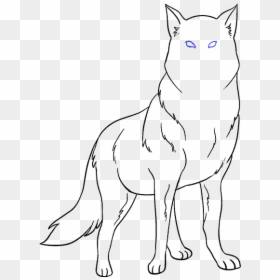 Drawing, HD Png Download - wolf head silhouette png
