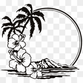 Cancun Mexico Clip Art, HD Png Download - beach silhouette png