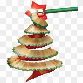 Pencil Sharpener Christmas Tree, HD Png Download - pencil shavings png