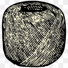 Ball Of Twine Clipart, HD Png Download - yarn string png