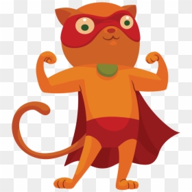 Cat Superhero Clip Art, HD Png Download - lps cat png