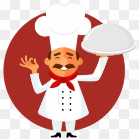 Food And Beverage Service Cartoon, HD Png Download - italian chef png