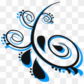 Clip Art, HD Png Download - black scroll png