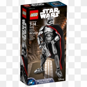 Lego Star Wars Buildable Figure Captain Phasma, HD Png Download - captain phasma png