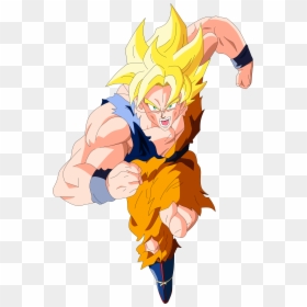 Goku Ssj Flying, HD Png Download - dbz cooler png