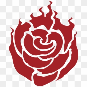 Ruby Rose Symbol Rwby, HD Png Download - anime rose png