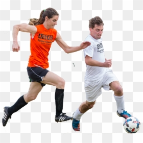 Recreational Youth & Adult - Man And Woman Soccer, HD Png Download - soccer girl png