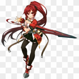 Elsword Elesis, HD Png Download - anime rose png