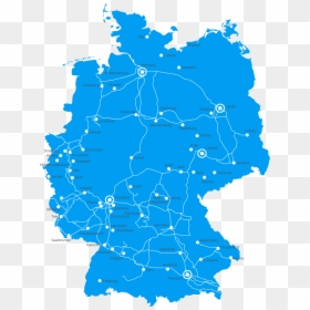 Deutschland Karte Grau Png, Transparent Png - country clipart png