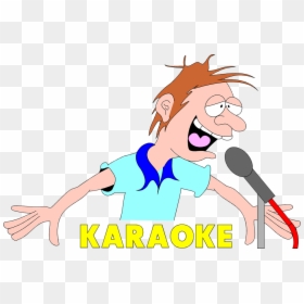 Karaoke Cartoon Png, Transparent Png - girl singing png