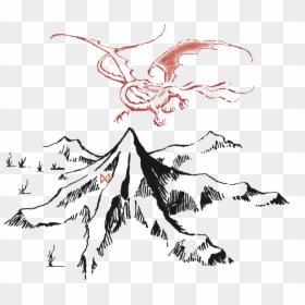 Smaug And The Lonely Mountain, HD Png Download - bilbo baggins png