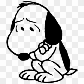 Sad Snoopy, HD Png Download - snoopy sleeping png