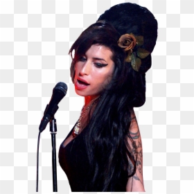Amy Winehouse, HD Png Download - girl singing png