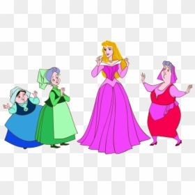 Fairy Godmothers Sleeping Beauty, HD Png Download - disney fairy png
