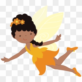 Yellow Fairy Clipart, HD Png Download - disney fairy png