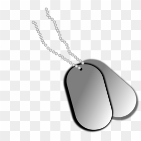 Military Dog Tags Png, Transparent Png - blank dog tags png