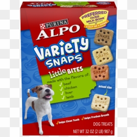 Alpo Variety Snaps Little Bites Dog Treats, HD Png Download - dog biscuit png