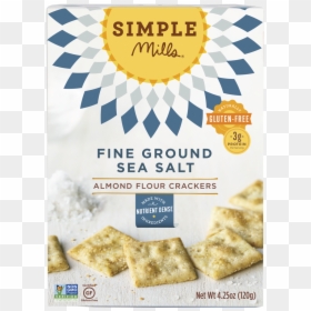 Simple Mills Almond Crackers, HD Png Download - saltine cracker png
