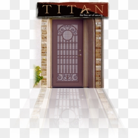 Titan Spaniard Security Door, HD Png Download - elevator doors png